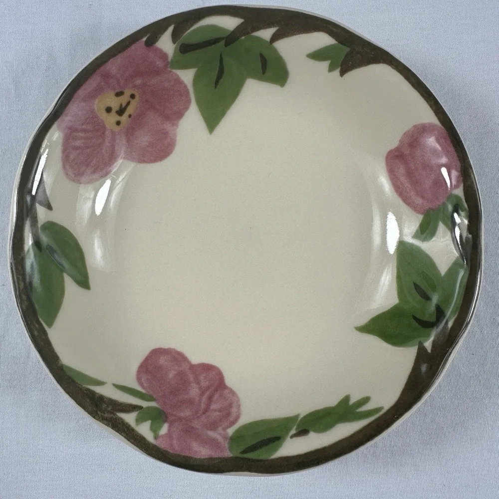 4 Pc Franciscan Desert Rose Fruit Compote Dessert Dishes Bowl Excellent Set Of 4